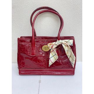 コーチ(COACH)のB　コーチ　COACH　エナメルハンドバッグ　レッド　12449(ハンドバッグ)