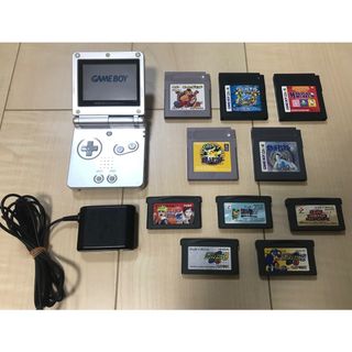 レア✨ゲームボーイアドバンスSP本体+ソフト10本付✨