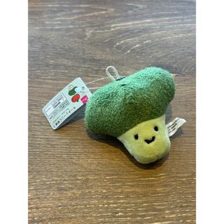 ダイソー(DAISO)のDAISO キーチェーン 野菜 ブロッコリー ぬいぐるみ 未使用新品(キャラクターグッズ)