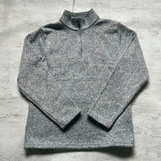 カンゴール(KANGOL)のKANGOL SPORT  ハイネックニットトップス ハーフジップ 刺繍ロゴ(ニット/セーター)