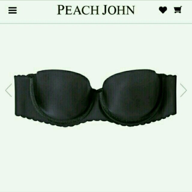 PEACH JOHN(ピーチジョン)の【新品】PEACH JOHN ★Ｄ70 ストラップレスブラ レディースの下着/アンダーウェア(ブラ)の商品写真
