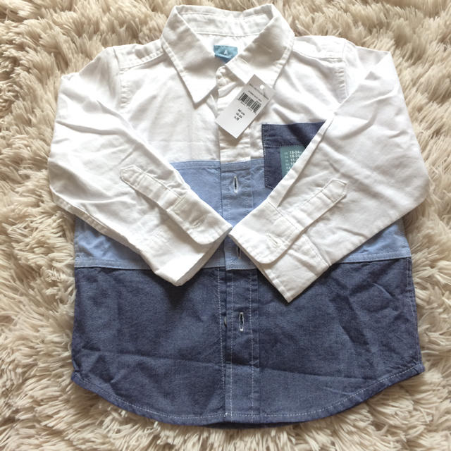 babyGAP(ベビーギャップ)の新品未使用タグ付き 春 シャツ babyGAP キッズ/ベビー/マタニティのキッズ服男の子用(90cm~)(ジャケット/上着)の商品写真