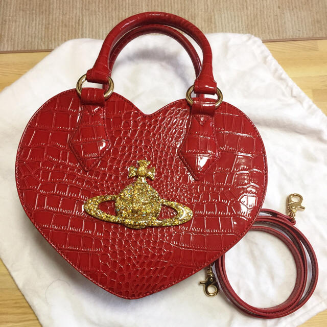 vivienne westwood リュック ショルダーバッグ ハート 赤