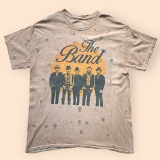 ミュージックティー(MUSIC TEE)のミュージックT The Band ザ・バンド 半袖 Tシャツ M ブラウン(Tシャツ/カットソー(半袖/袖なし))