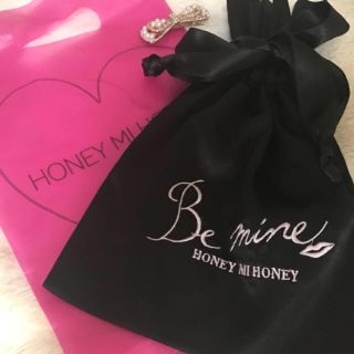 ハニーミーハニー(Honey mi Honey)のHONEY MI HONEY サテンポーチ(ポーチ)