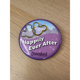 【非売品】ディズニーワールド Happily Ever After 缶バッジ