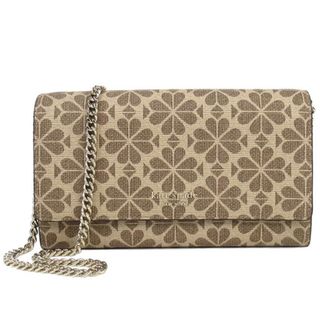 ケイトスペードニューヨーク(kate spade NEW YORK)のkate spade フラワー コーテッド キャンバス チェーン ウォレット (ショルダーバッグ)