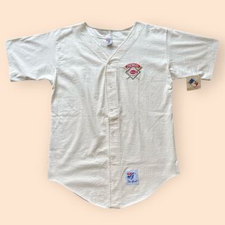 メイドインユーエスエー(MADE IN USA)の90s USA製 デッドストック 半袖 フルボタン コットン ゲームシャツ(シャツ)