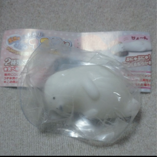 あざらし 白 ぷにゅぷにゅのんびりアニマルガチャガチャ  ガチャ カプセルトイ(その他)