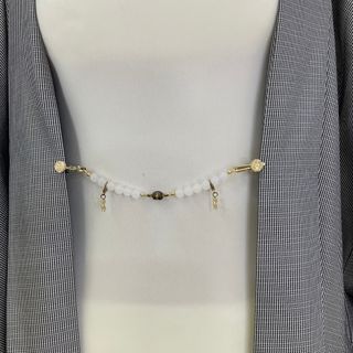 【オシャレきもの用　羽織紐　ハンドメイド品　】Y1(和装小物)