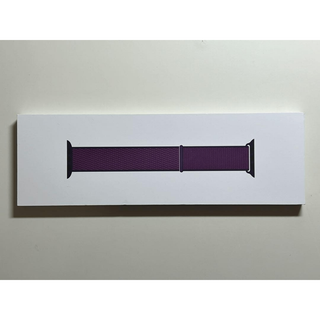 アップル(Apple)の【新品・箱なし】純正 アップルウォッチ 42mm スポーツループ・プラム③(iPhoneケース)