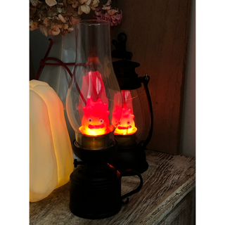 Calcifer ナイトライト 2個セット オイルランプ風 ランプ