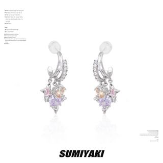 シスタージェーン(sister jane)のSUMIYAKI オリジナル ガラスストーン カラフルクリスタル ピアス (ピアス)