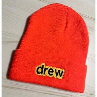 drew house ドリューハウス ニット帽 ビーニー オレンジ