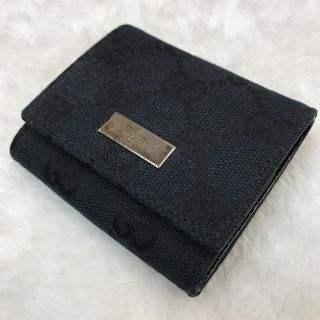 グッチ(Gucci)のGUCCI グッチ GGキャンバスコインケース【本物】(コインケース/小銭入れ)