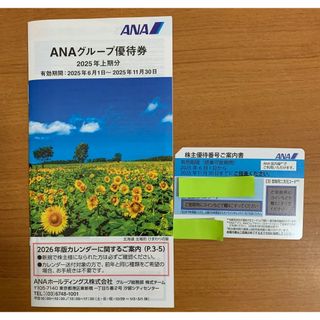 ANA 株主優待番号ご案内書1枚 冊子付き(航空券)