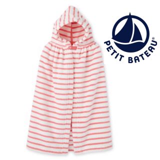 プチバトー(PETIT BATEAU)のプチバトー新品フードタオル(タオル/バス用品)