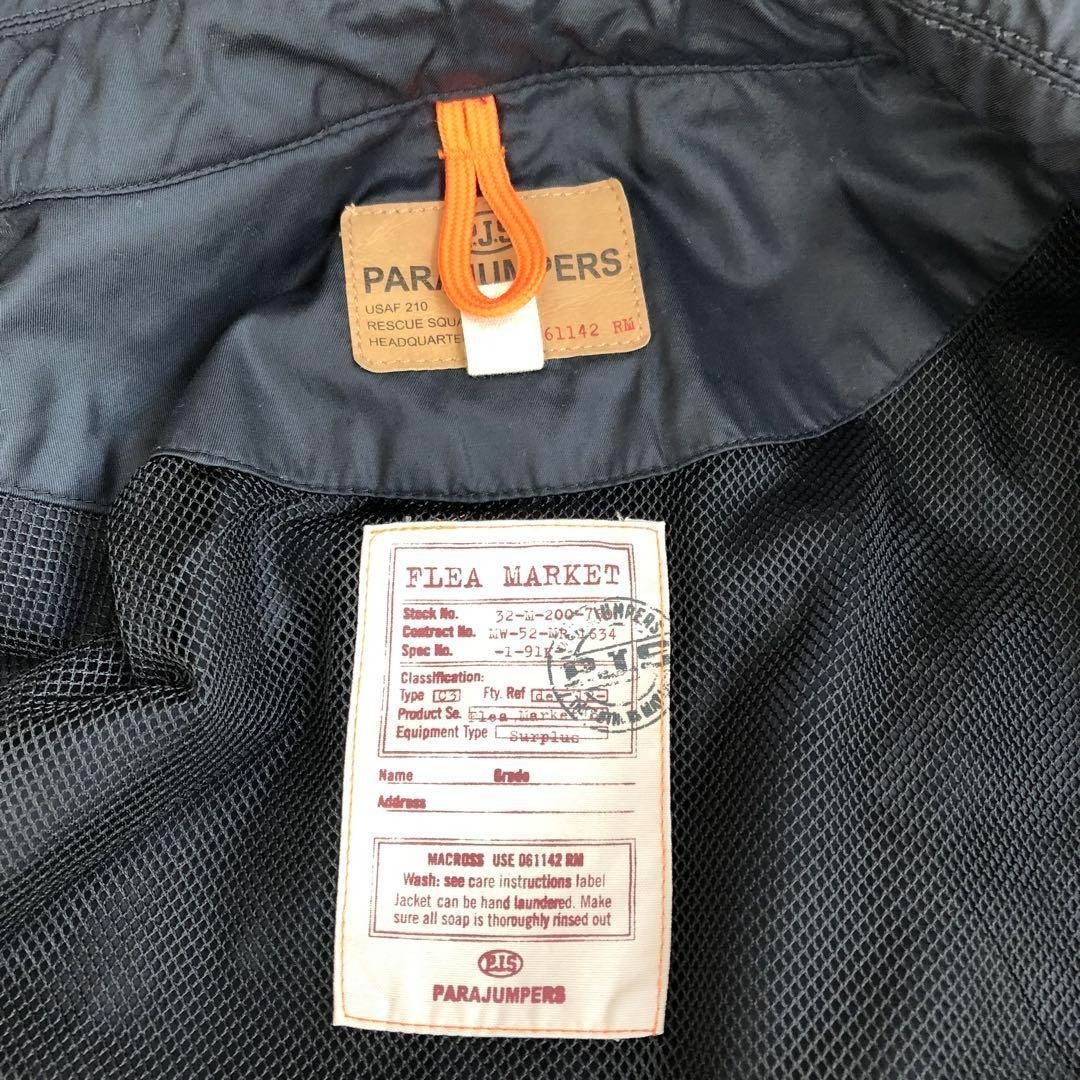 PARAJUMPERSパラジャンパーズコットンナイロンジャケットLブラック黒