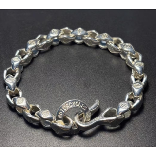 重厚　Harley-Davidson スカル　ブレスレット シルバー925(ブレスレット)