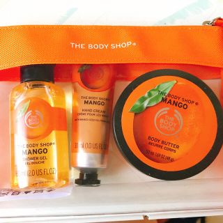 ザボディショップ(THE BODY SHOP)のマンゴー ポーチギフト(ボディクリーム)