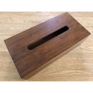 木製 ティッシュケース ウォールナット材　ティッシュボックス ティッシュカバー