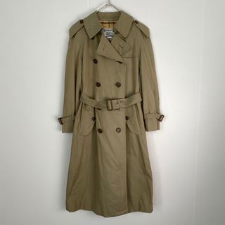 バーバリーズ　トレンチコート　90s　白タグ　ライナー付き　Burberrys