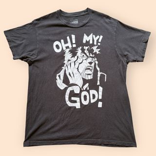ジョジョ(JOJO)のアニメT ジョジョの奇妙な冒険 半袖 Tシャツ ブラック L(Tシャツ/カットソー(半袖/袖なし))