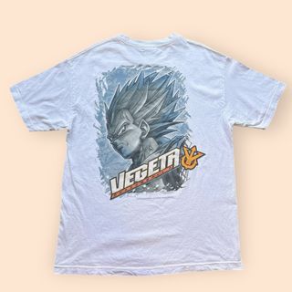 ドラゴンボール(ドラゴンボール)の00s USA製 アニメT ドラゴンボール ベジータ 襟タグ 両面プリント(Tシャツ/カットソー(半袖/袖なし))