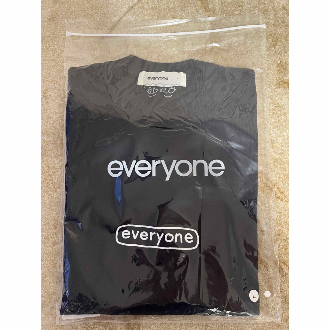 everyone j.30000 sketchy logo tee NAVY L