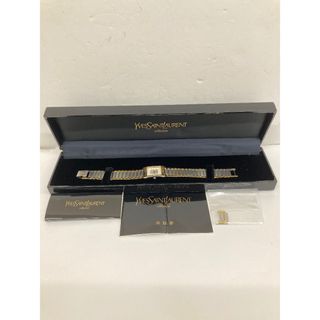 イヴサンローラン(Yves Saint Laurent)のB　イヴサンローラン　YSL　腕時計　レディース　ゴールドシルバー600159(腕時計)