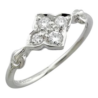 カルティエ(Cartier)のカルティエ ヒンドゥ リング 指輪 8.5号 18金 K18ホワイトゴールド ダイヤモンド レディース CARTIER  中古(リング(指輪))