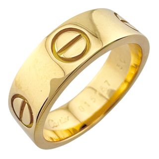 カルティエ(Cartier)のカルティエ ラブ リング 指輪 9.5号 18金 K18イエローゴールド レディース CARTIER  中古(リング(指輪))