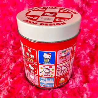 ハローキティ(ハローキティ)の平成レトロ☆ハローキティ　缶ケース(キャラクターグッズ)