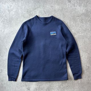 パタゴニア(patagonia)の70s パタゴニア フリース/スウェットシャツ ネイビー M 白タグ/初期タグ(スウェット)