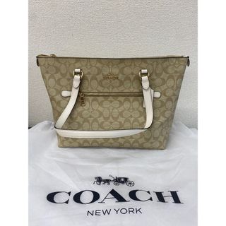 コーチ(COACH)のB　コーチ　COACH　トートバッグ　シグネチャー柄　ベージュ　F79609(トートバッグ)