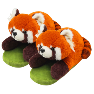 【未使用】レッサーパンダ スリッパ ルームシューズ