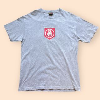 ドラゴンボール(ドラゴンボール)のアニメT 02s ドラゴンボール 悟空 両面プリント Tシャツ L 襟タグ(Tシャツ/カットソー(半袖/袖なし))