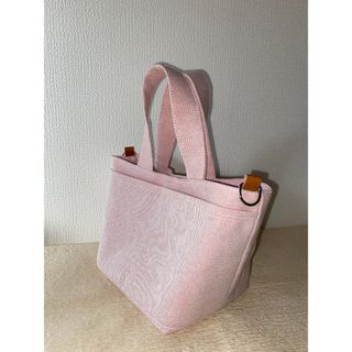 可愛いピンク お弁当 ミニトートバッグ