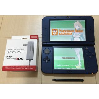 ポケモンバンク•ポケムーバー付✨Newニンテンドー3DSLL本体＋純正充電器付✨