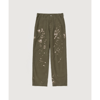 AURALEE WASHED BAGGY SATIN BLEACHED パンツ