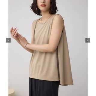 アズールバイマウジー(AZUL by moussy)のC/Tアイシーフィールスリーブレストップス　S(Tシャツ(半袖/袖なし))