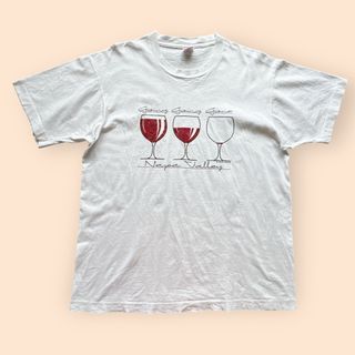 80s USA製 スーベニアT フルーツオブザルーム ナパバレー Tシャツ L