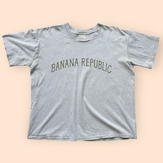 バナナリパブリック(Banana Republic)の90s バナナリパブリック アーチロゴ プリント シングルステッチ Tシャツ(Tシャツ/カットソー(半袖/袖なし))
