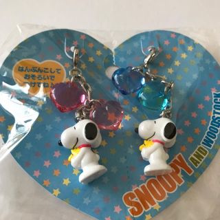 スヌーピー(SNOOPY)のスヌーピーペアマスコットアクセ(ストラップ/イヤホンジャック)