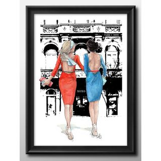 11978■A3 アート ポスター『ゴシップガール』絵画 マット