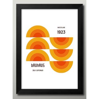 15963■A3 アート ポスター『バウハウス　BAUHAUS』絵画 マット