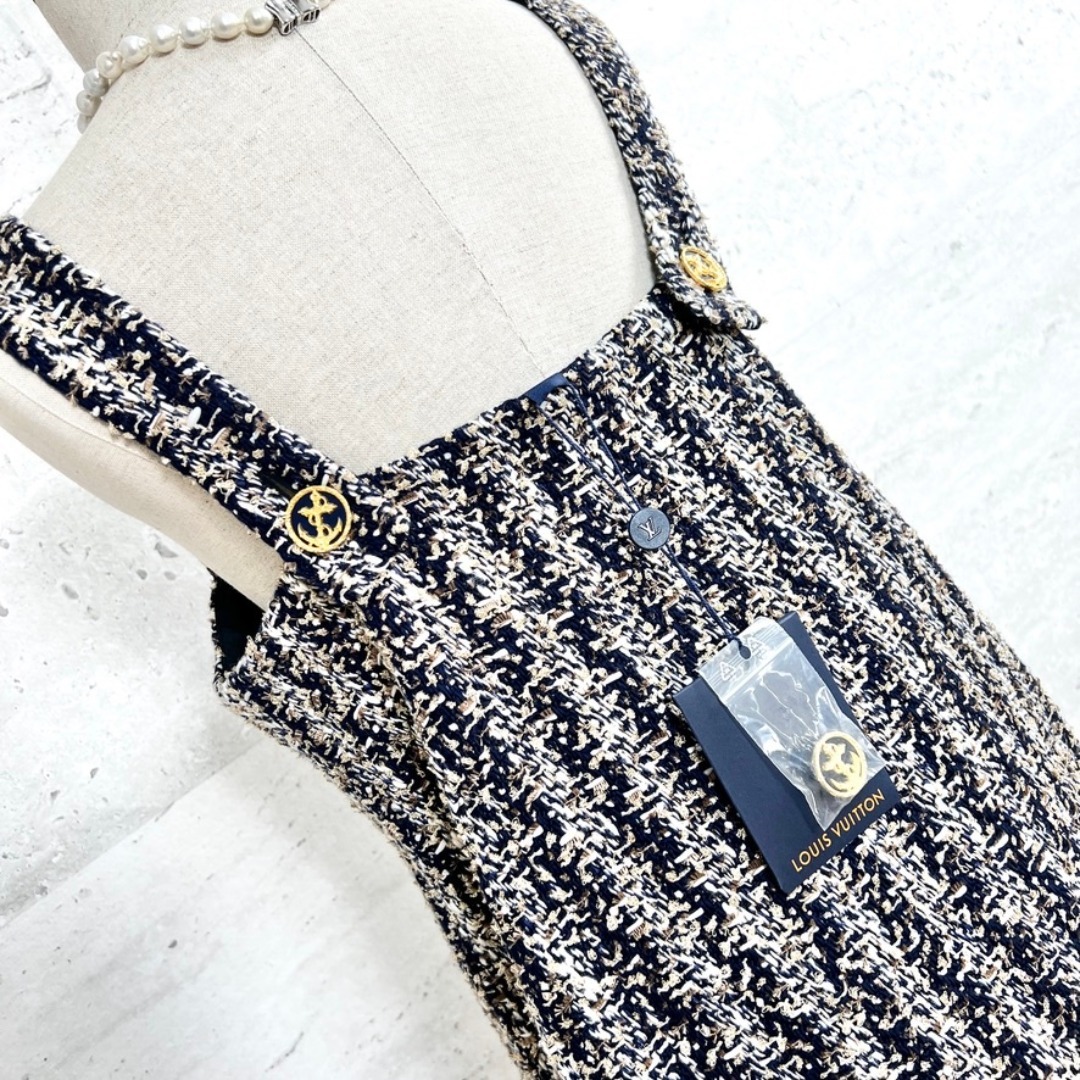 LOUIS VUITTON(ルイヴィトン)の新品未使用タグ付★LOUIS VUITTON★掲載★最高級ツイード★ワンピース レディースのワンピース(その他)の商品写真