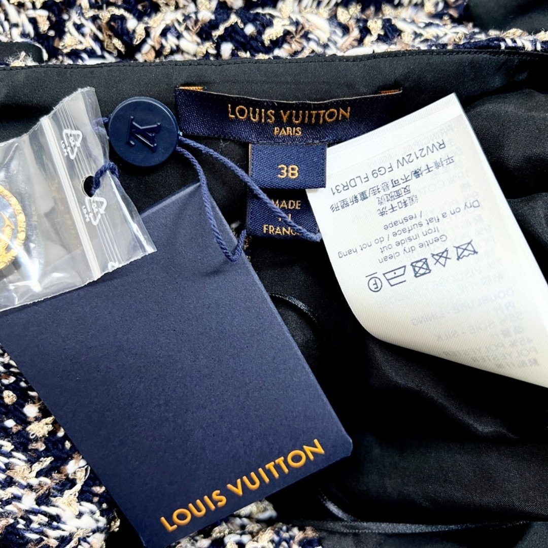 LOUIS VUITTON(ルイヴィトン)の新品未使用タグ付★LOUIS VUITTON★掲載★最高級ツイード★ワンピース レディースのワンピース(その他)の商品写真