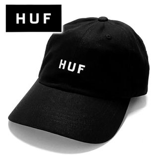 ハフ(HUF)の送料無料 メンズ キャップ ブラック HUF ハフ SET OG CV 6 PANEL HAT HT00716 ハフオリジナルロゴカーブドバイザー6パネルキャップ hf31(キャップ)