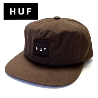 ハフ(HUF)の送料無料 メンズ キャップ ブラウン HUF ハフ SET BOX SNAPBACK HT00714 ハフボックスロゴスナップバック5パネルキャップ hf32(キャップ)